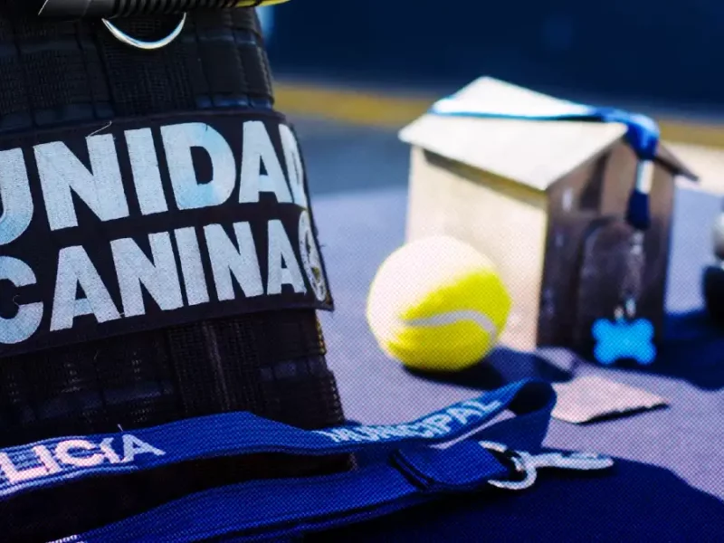 Rinden homenaje póstumo a Dima, elemento de la Unidad Canina de la SSC Puebla