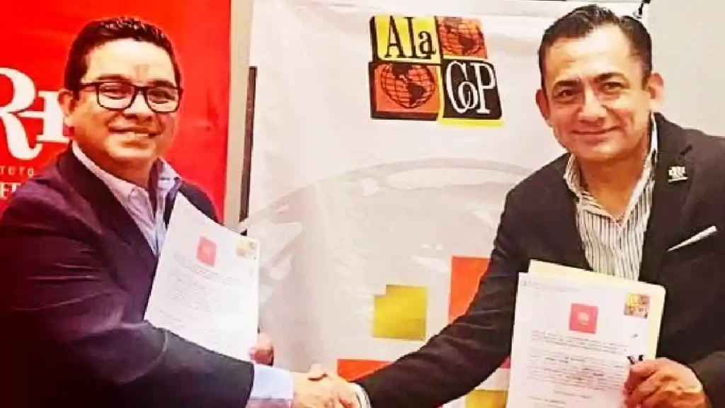 IRH Y ALACOP firman convenio de capacitación política