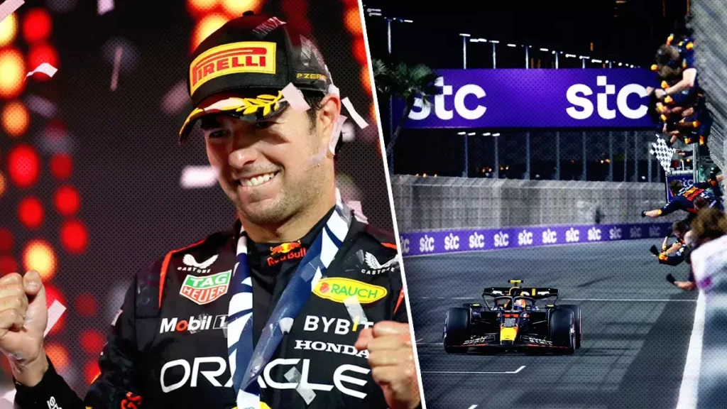 Con el triunfo en Arabia Saudita, “Checo” Pérez lleva cinco en Formula 1.
