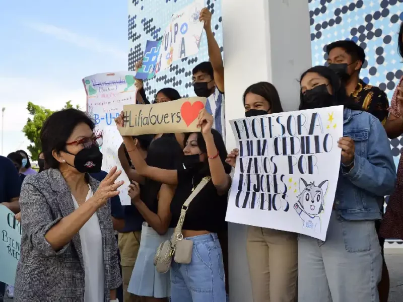 A los estudiantes quiero reiterarles mi compromiso: estamos aquí para ustedes y por ustedes: Rectora María Lilia Cedillo Ramírez