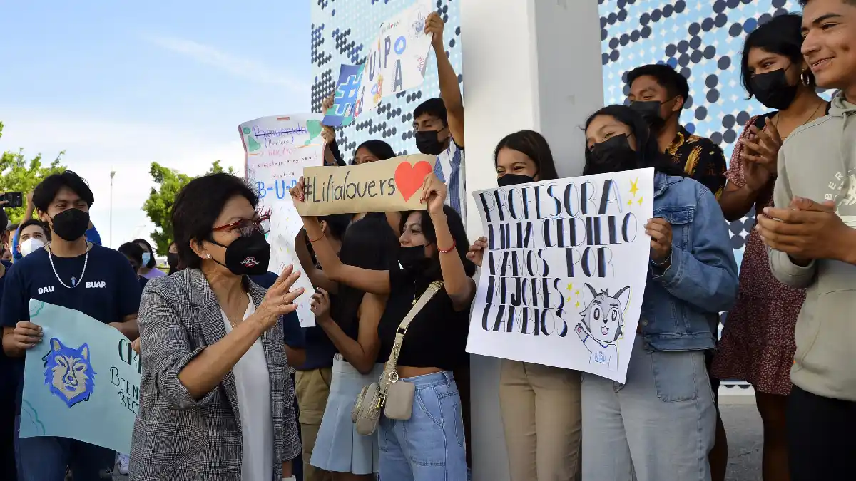 A los estudiantes quiero reiterarles mi compromiso: estamos aquí para ustedes y por ustedes: Rectora María Lilia Cedillo Ramírez