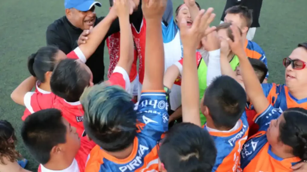 Exitoso festival de Fut7 para personas con síndrome de down en Puebla Capital