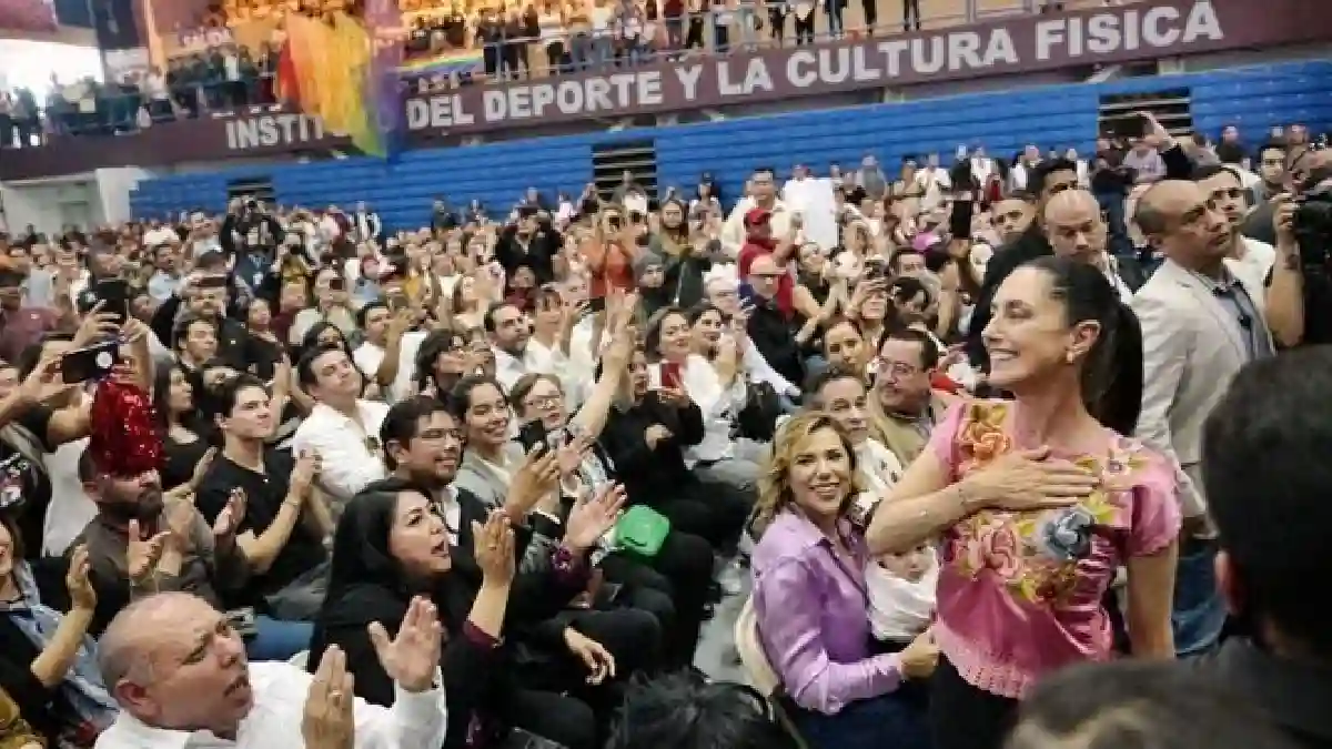 ’’En el México de hoy tenemos que seguir luchando por la igualdad’’: Claudia Sheinbaum es escuchada por cerca de 6 mil 500 personas en Mexicali