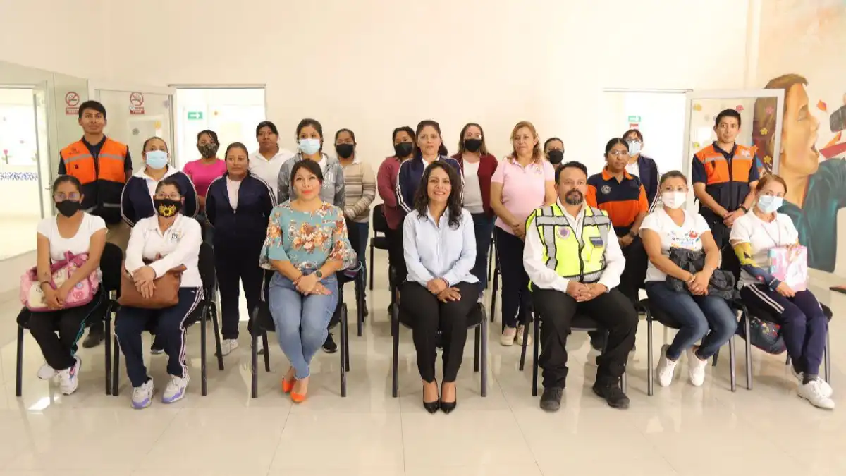 DIF de San Andrés Cholula fortalece la atención de los CAIC a través del Taller de Reanimación Cardiopulmonar