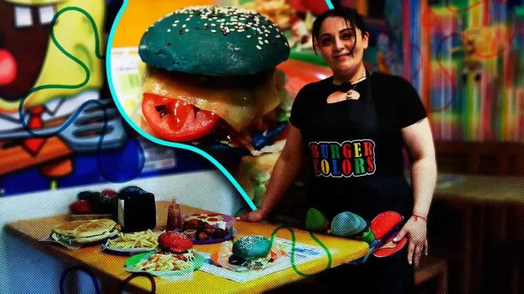 Conoce Burger Colors, un lugar donde podrás comer hamburguesas de colores