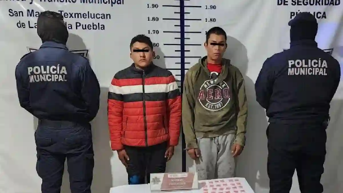 SSP-de-Texmelucan-sigue-combatiendo-la-inseguridad-detiene-en-Moyotzingo-a-Jose-N-y-Erick-N-por-posesion-de-arma-y-aparente-droga