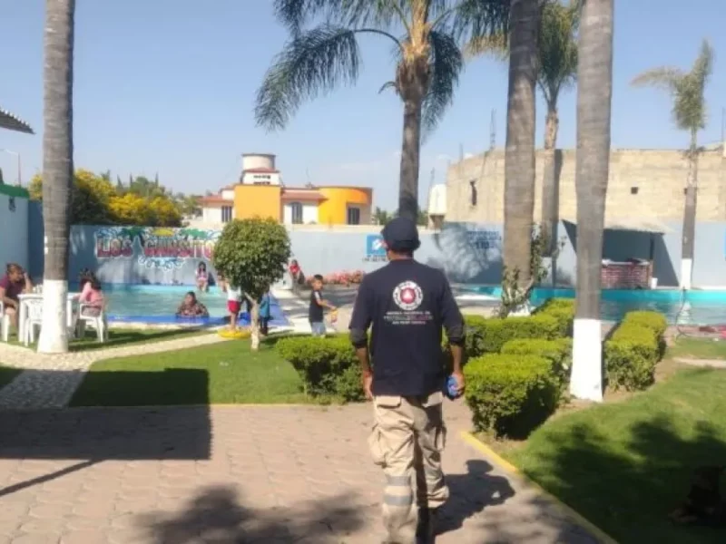 Protección Civil de San Pedro Cholula concluye revisión a balnearios.