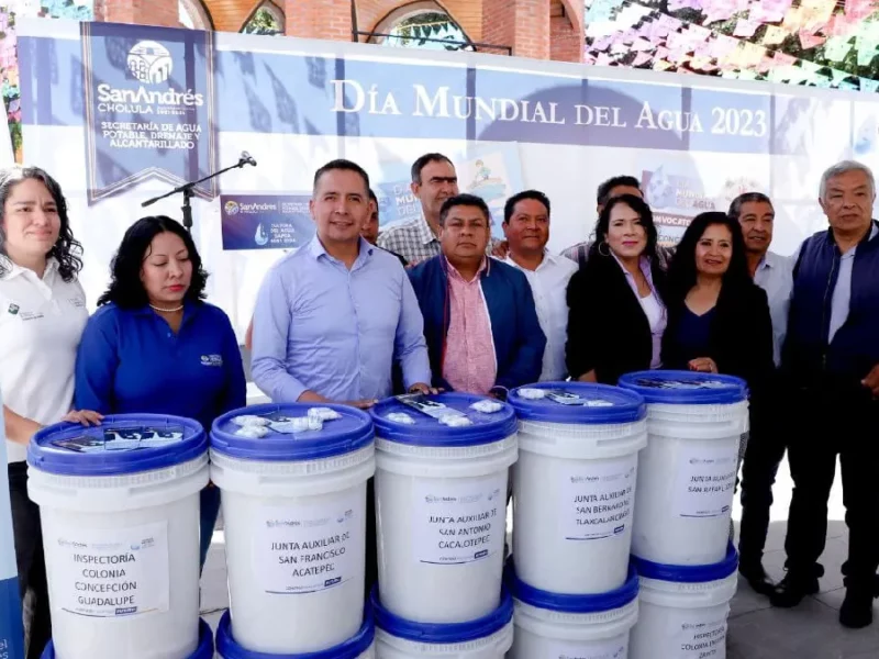 Conmemora San Andrés Cholula el Día Mundial del Agua