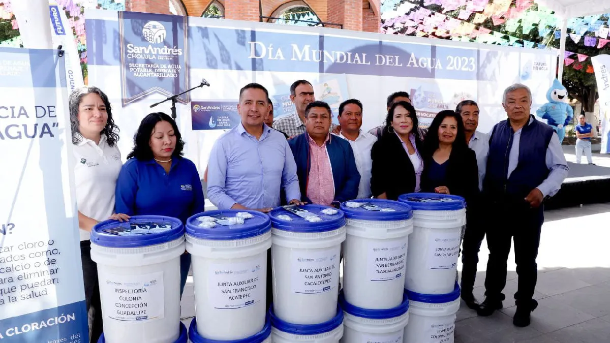Conmemora San Andrés Cholula el Día Mundial del Agua