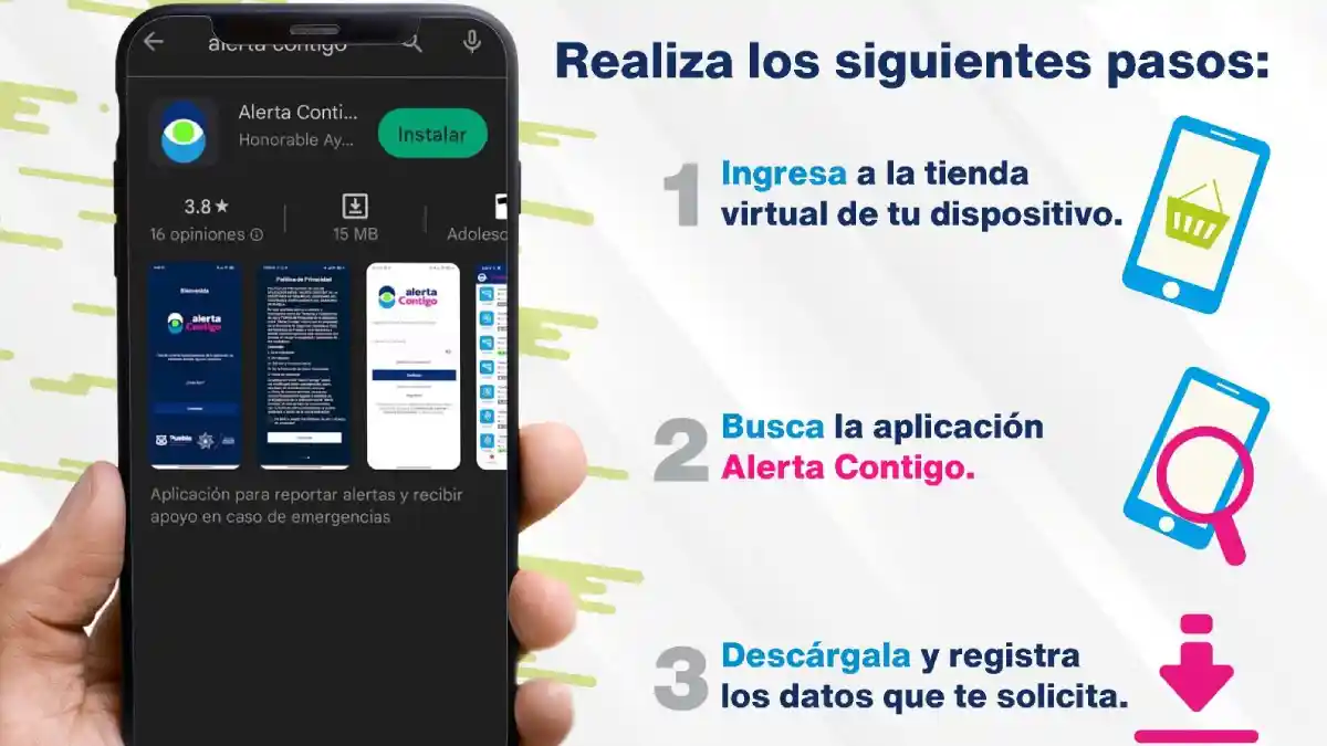 Suman más de 23 mil descargas de “Alerta Contigo”