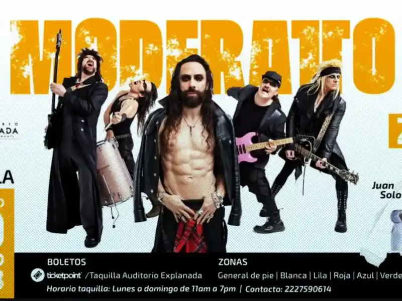Llega Moderatto a Puebla el próximo mes de mayo, checa los detalles