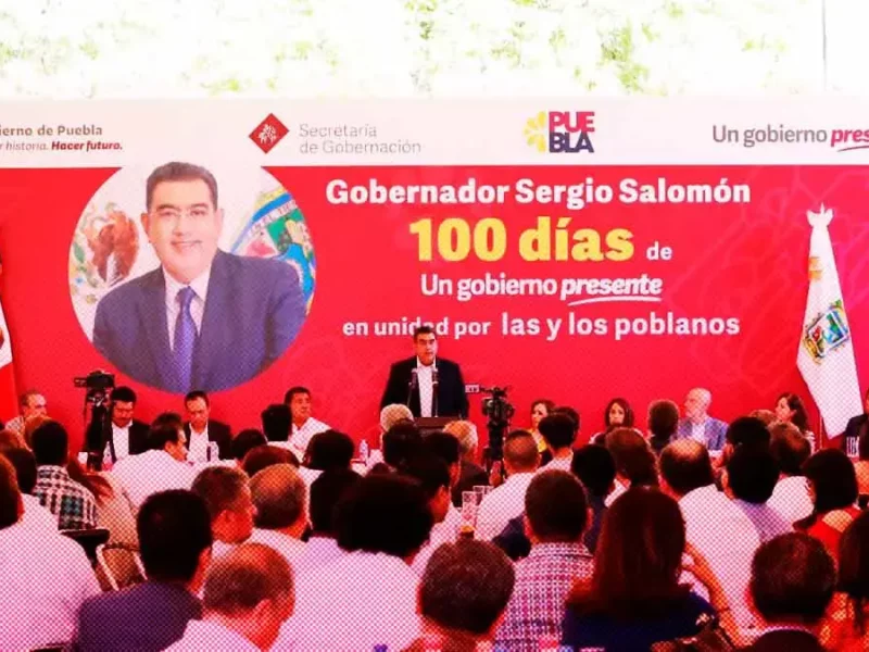 Giras por los municipios, enroques, unidad; los primeros 100 días de Sergio Salomón Céspedes