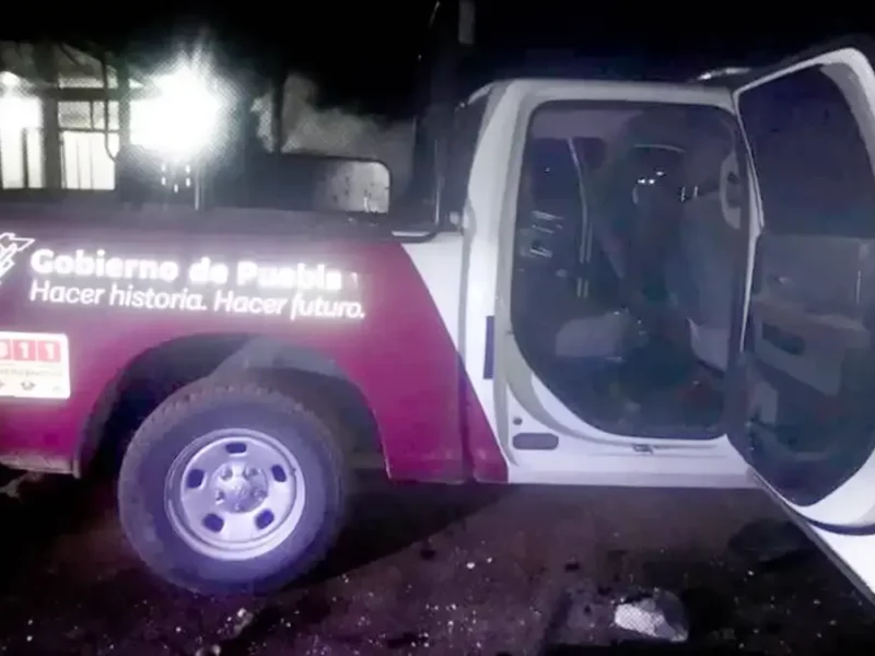 Emboscada a policías estatales en Zacatlán; hay un muerto y dos heridos.