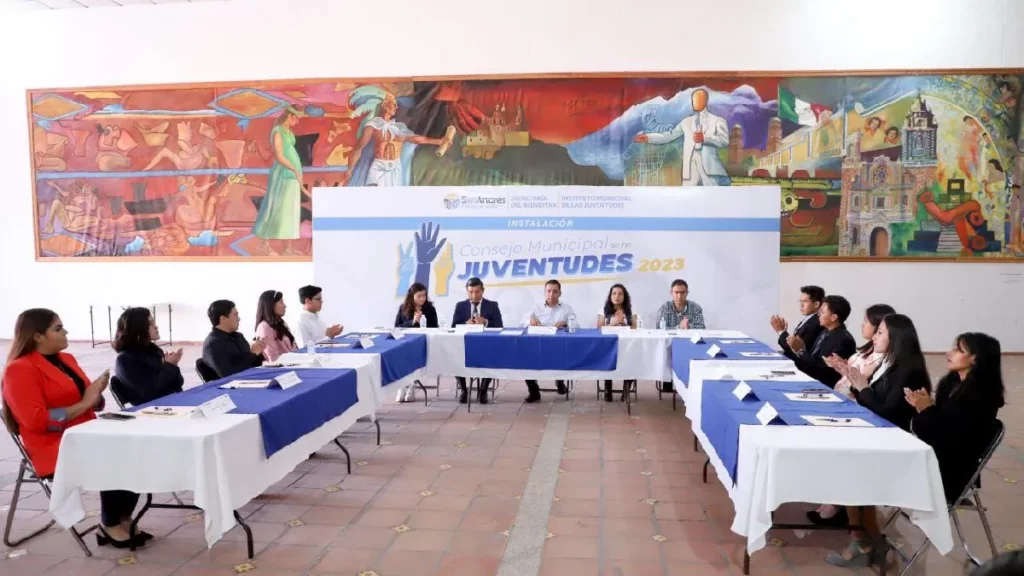 Instala Ayuntamiento de San Andrés Cholula el Consejo Municipal de las Juventudes 2023