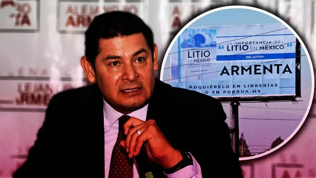 Armenta se resiste a cancelar la promoción de su libro sobre el litio