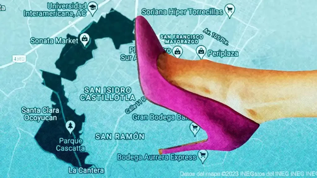 Lady Zapatilla; exhiben a señora de Lomas de Angelópolis agrediendo a personal de seguridad