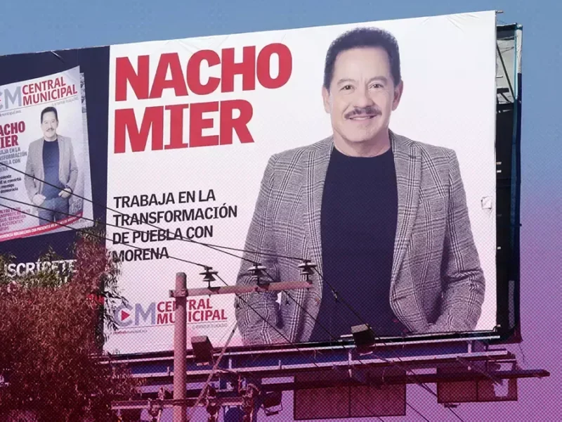 INE en Puebla investigará espectaculares de Nacho Mier y Armenta.