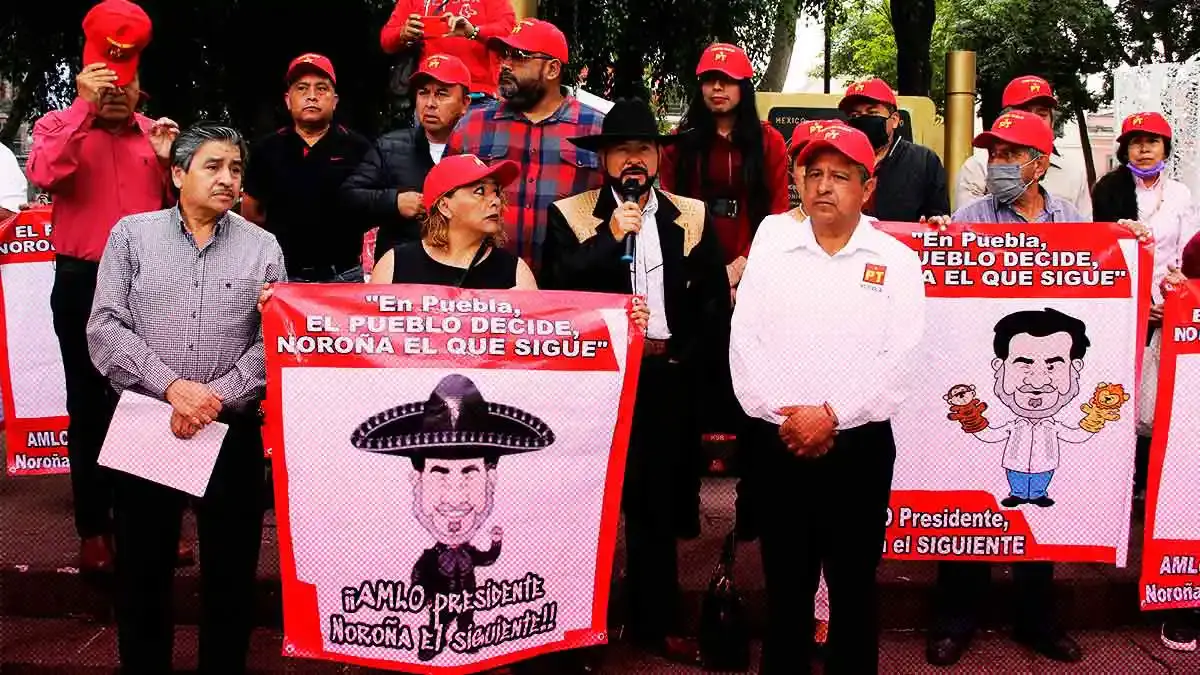Comité en Puebla promueve a Noroña para candidato a la Presidencia de la República