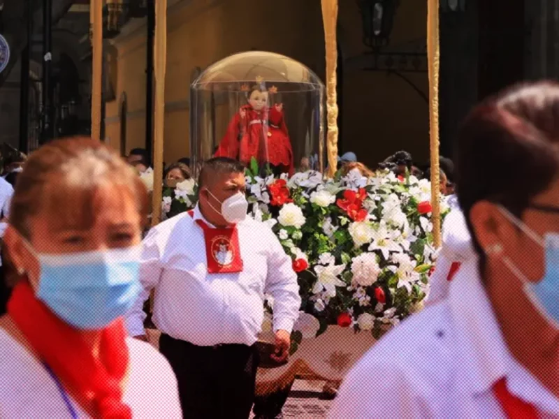 Gobierno de Tepeaca coordinó traslado del Niño Doctor para la procesión en la ciudad de Puebla.