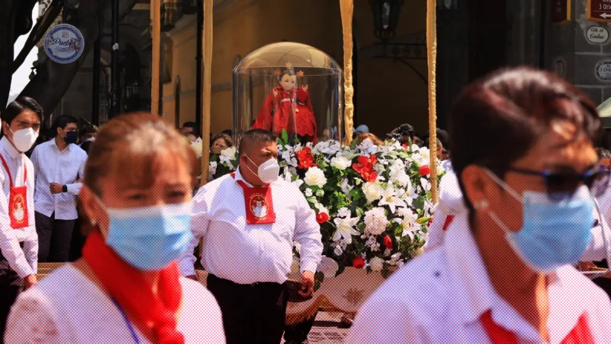 Gobierno de Tepeaca coordinó traslado del Niño Doctor para la procesión en la ciudad de Puebla.