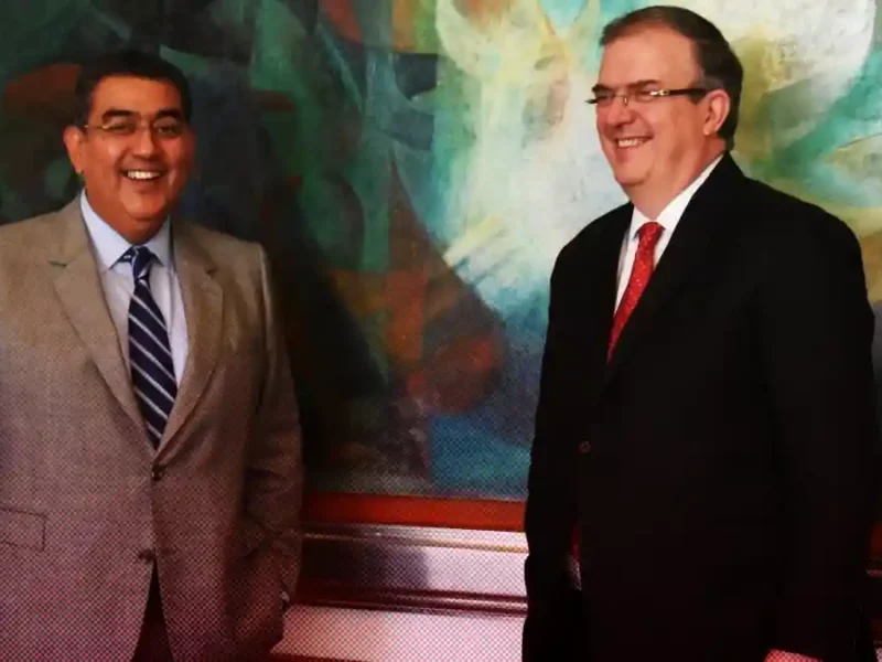 Marcelo Ebrard se reunirá con Sergio Salomón Céspedes para mostrar “músculo” en Puebla