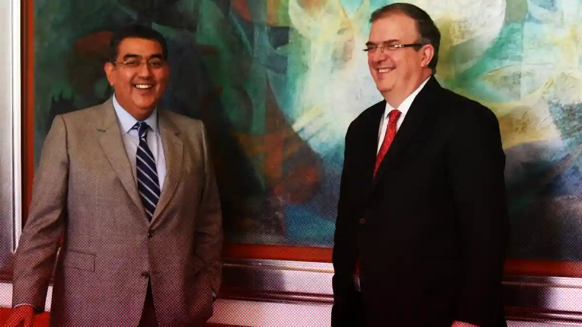 Marcelo Ebrard se reunirá con Sergio Salomón Céspedes para mostrar “músculo” en Puebla