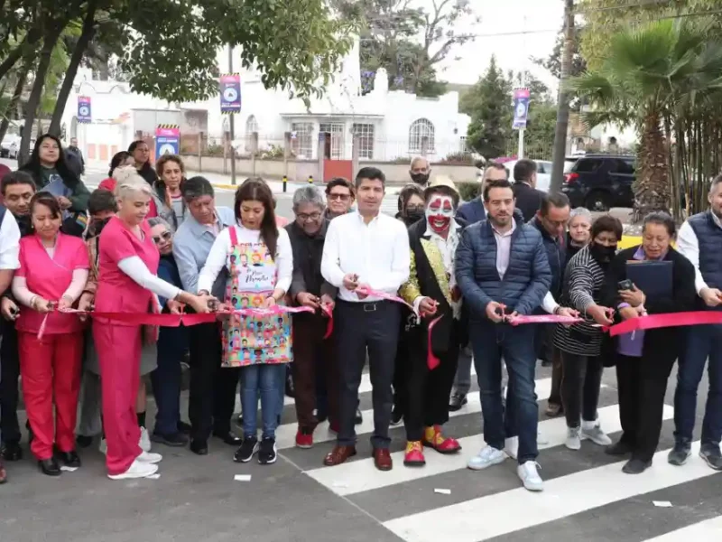 Ayuntamiento de Puebla inaugura la 18 Oriente tras su rehabilitación integral