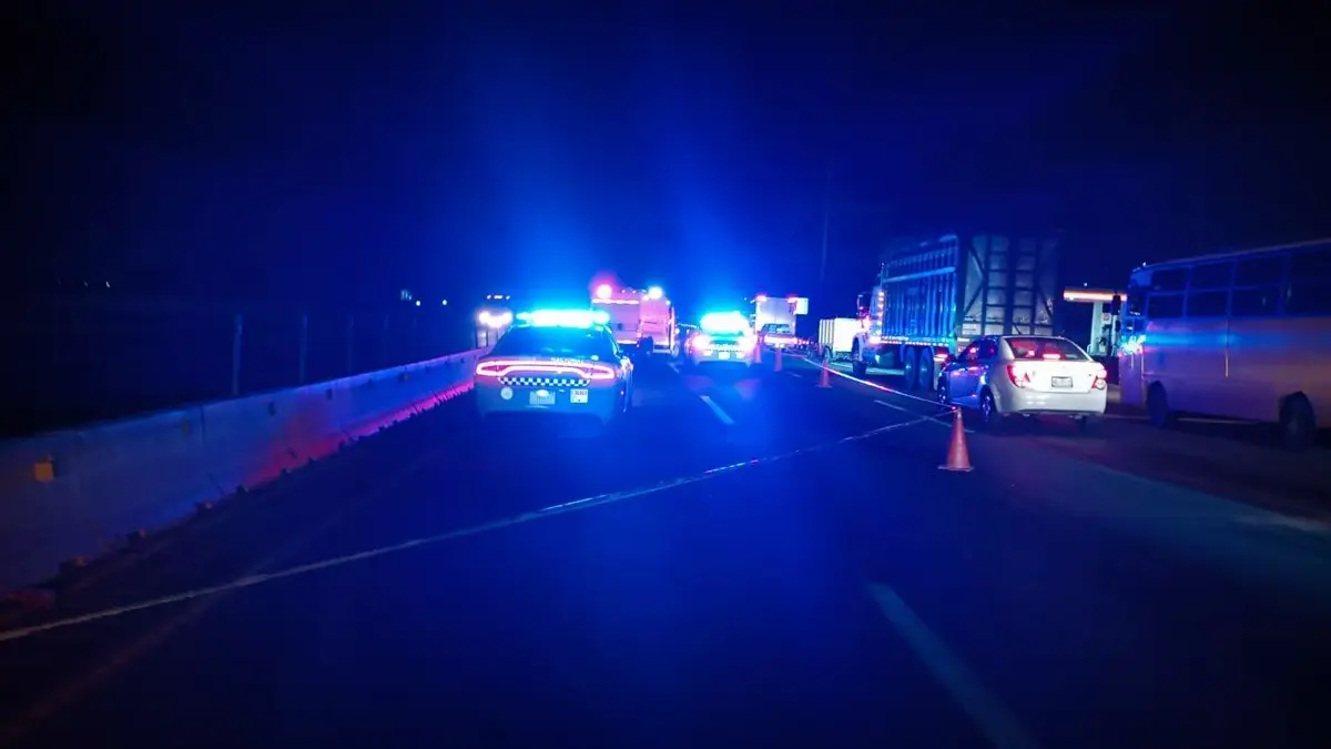 Atropellan a persona en la autopista México-Puebla, queda despedazada