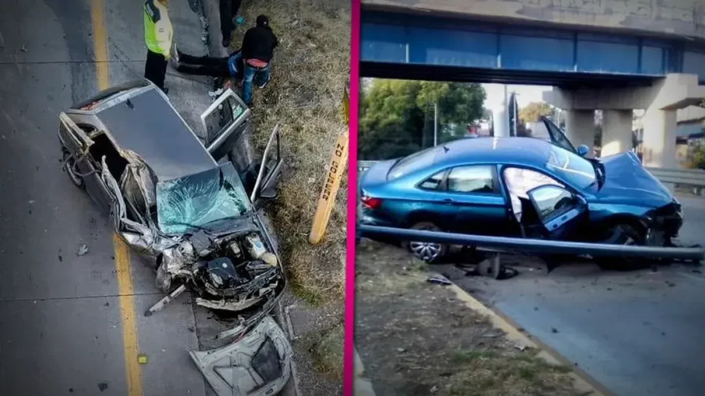 Se registran dos choques en Puebla; ¡así quedaron los carros!