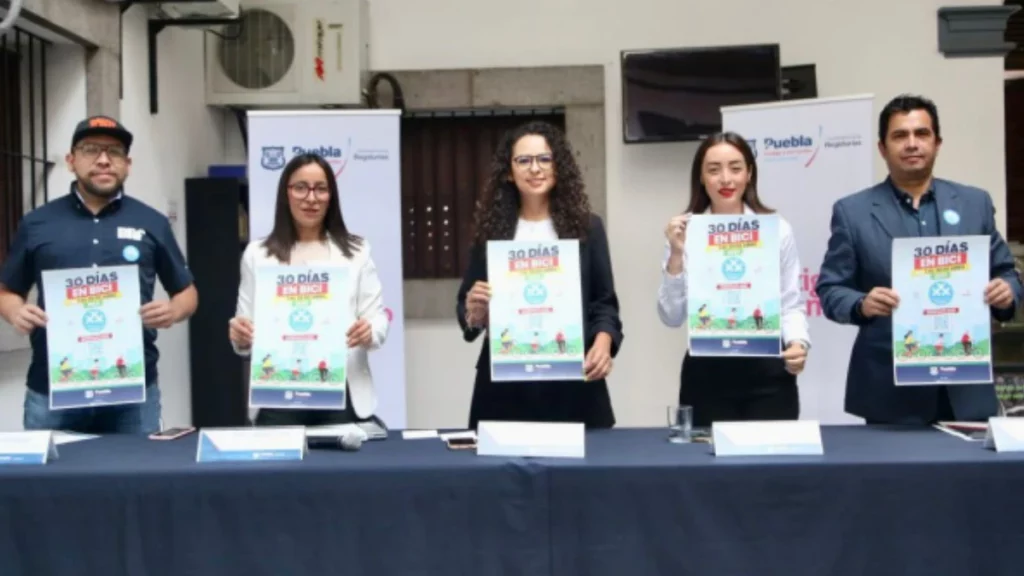 Ayuntamiento de Puebla anuncia actividades por '30 Días en Bici'