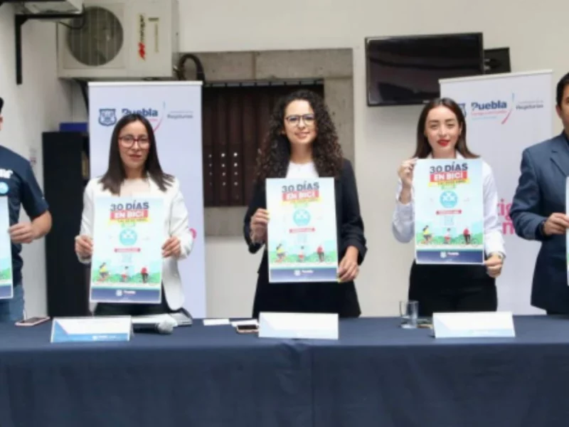 Ayuntamiento de Puebla anuncia actividades por '30 Días en Bici'