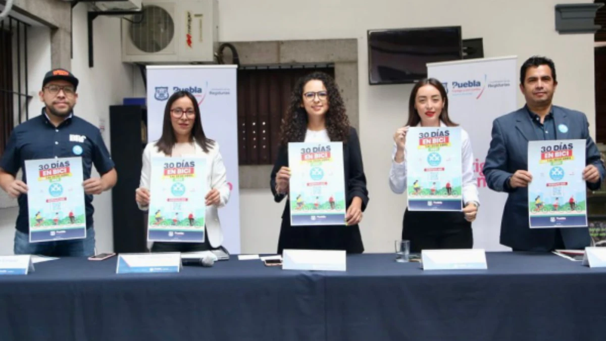 Ayuntamiento de Puebla anuncia actividades por '30 Días en Bici'