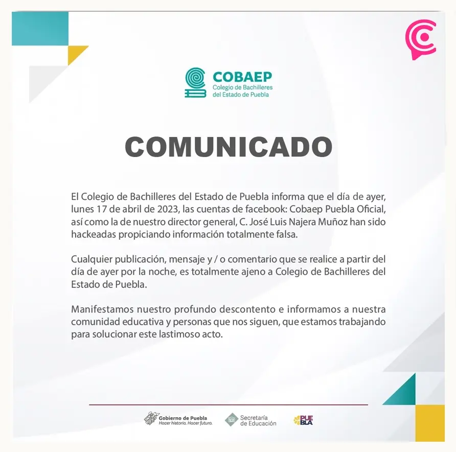 Hackean cuenta personal José Luis Nájera, director del Cobaep