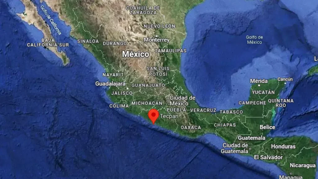 Sismológico Nacional reporta un temblor hoy en Petatlán, Guerrero.