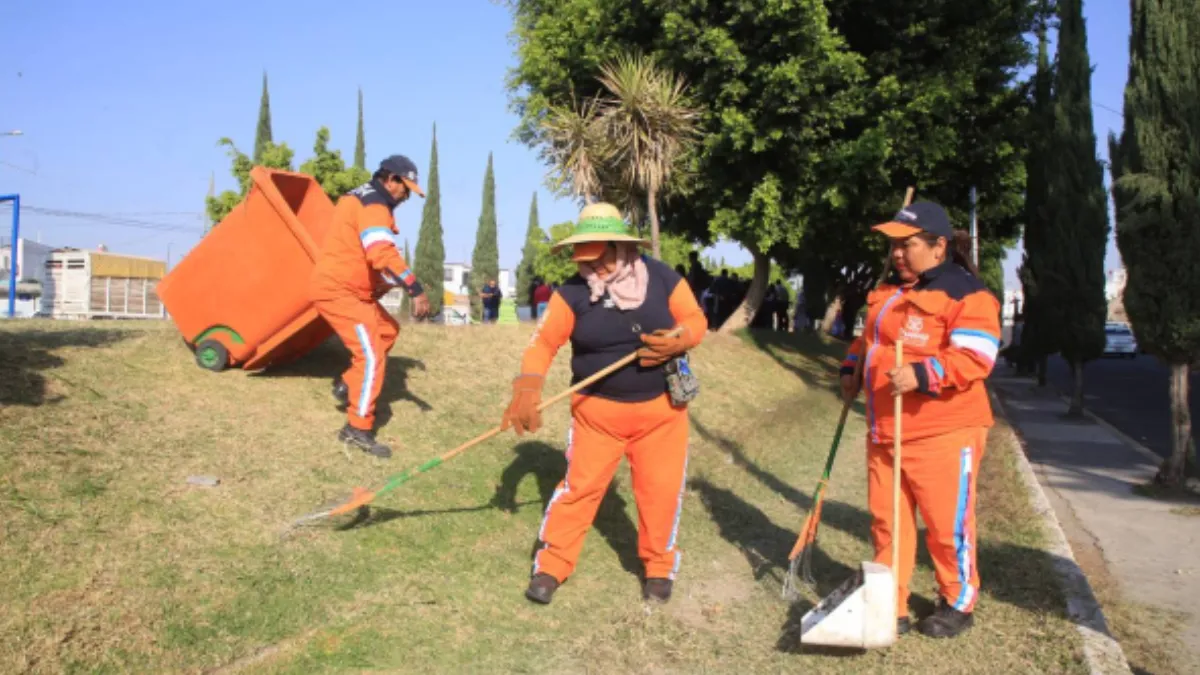 Continúan Jornada de Limpieza Integral en el municipio de Puebla
