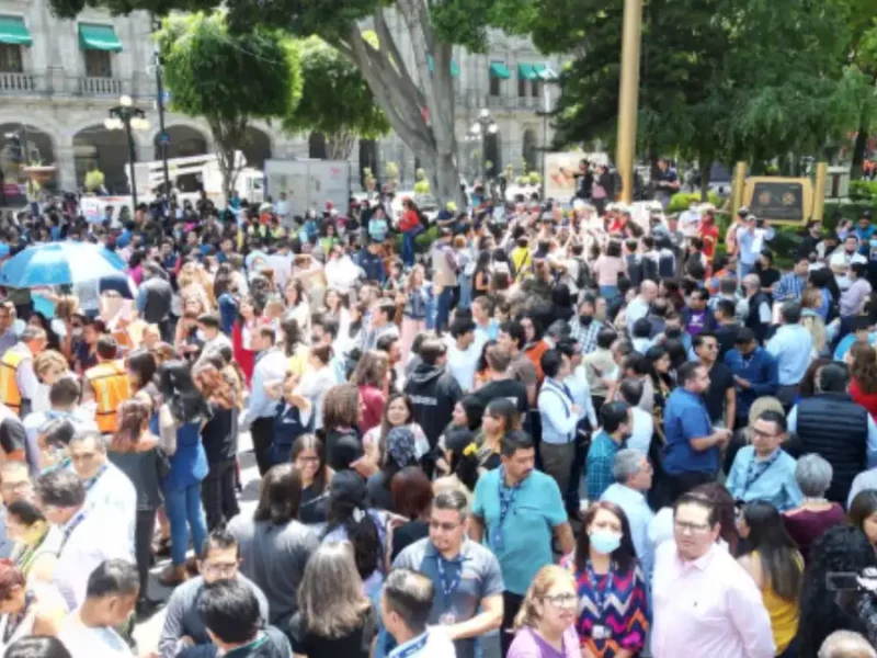 Ejercicio exitoso el Simulacro Nacional en el municipio de Puebla