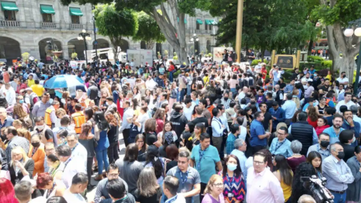 Ejercicio exitoso el Simulacro Nacional en el municipio de Puebla