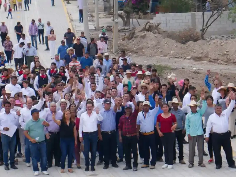 Nacho Mier entregó la rehabilitación de la Avenida Hidalgo en San José El Rincón
