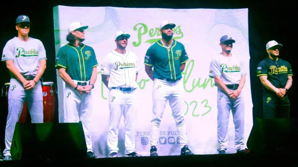 Pericos de Puebla, listos para la Temporada 2023 de la Liga Mexicana de Beisbol.