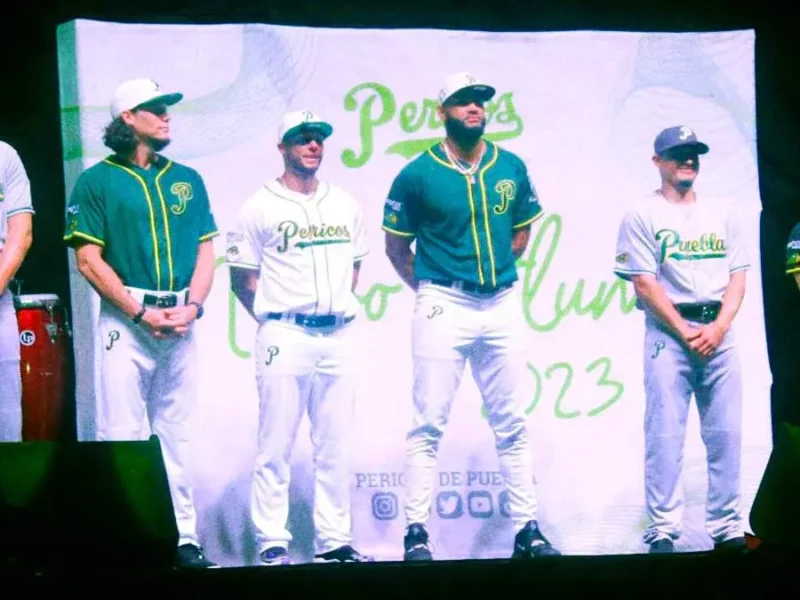 Pericos de Puebla, listos para la Temporada 2023 de la Liga Mexicana de Beisbol.