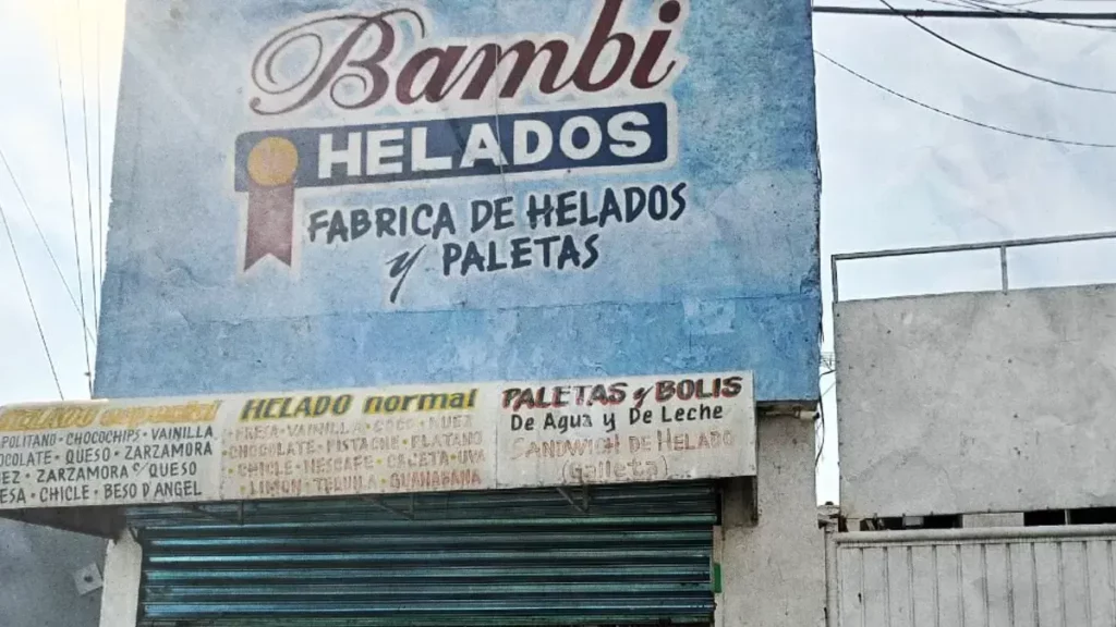 Helados Bambi reconoce que usa agua de la llave para elaborar sus productos.