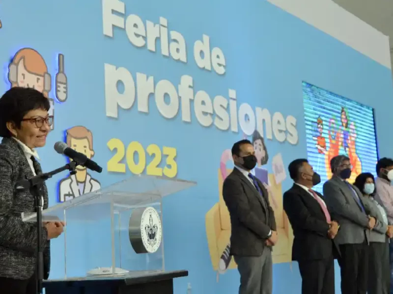 Inaugura la Rectora María Lilia Cedillo Ramírez Feria de Profesiones 2023
