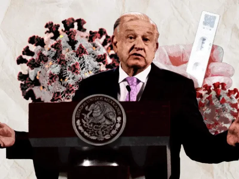 Por tercera ocasión, Andrés Manuel López Obrador da positivo a Covid-19