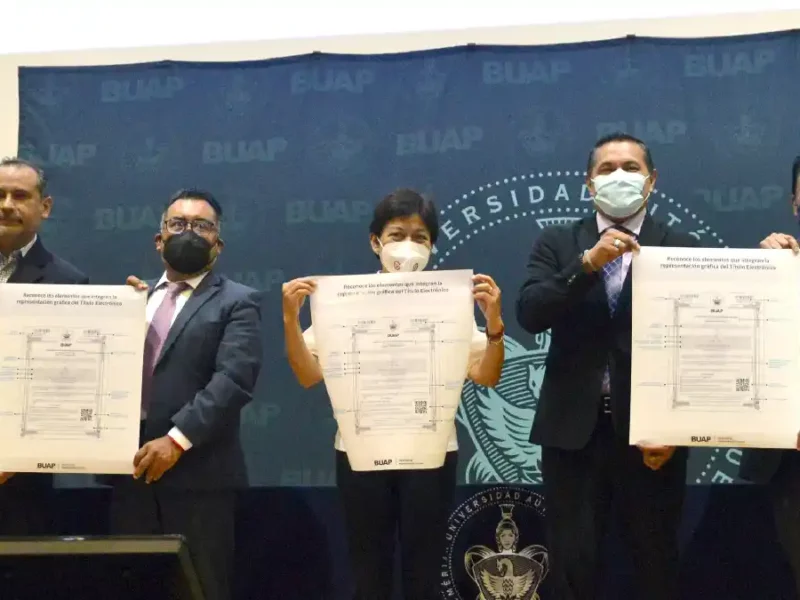 La BUAP presenta el nuevo título profesional electrónico en formato XML y PDF