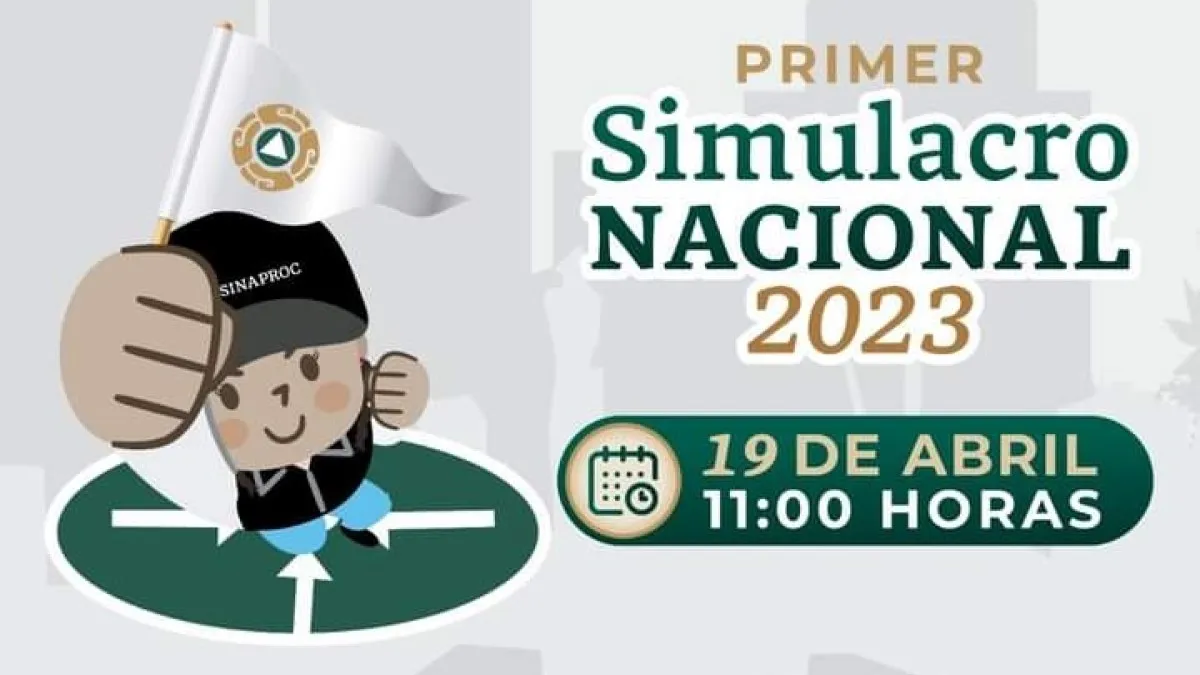 Atlixco participará en el Simulacro Nacional este 19 de abril.