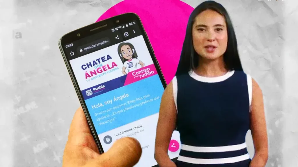 Ella es Ángela, la primera asistente virtual del Ayuntamiento de Puebla 