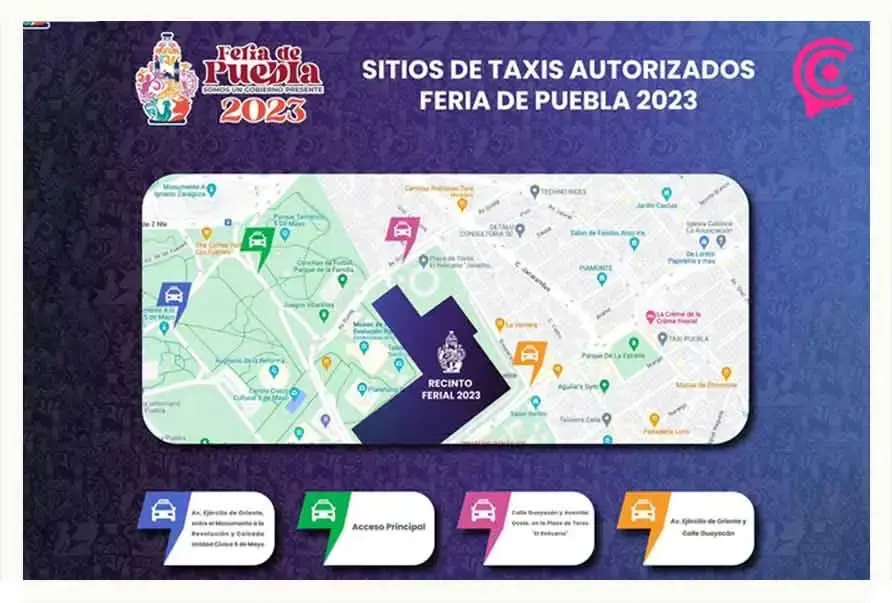 Las rutas, paradas y horarios del transporte público durante la Feria de Puebla 2023