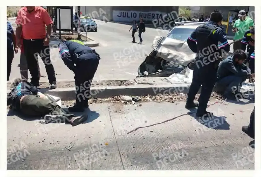 Conductor borracho provocó un choque en San Francisco Totimehuacan