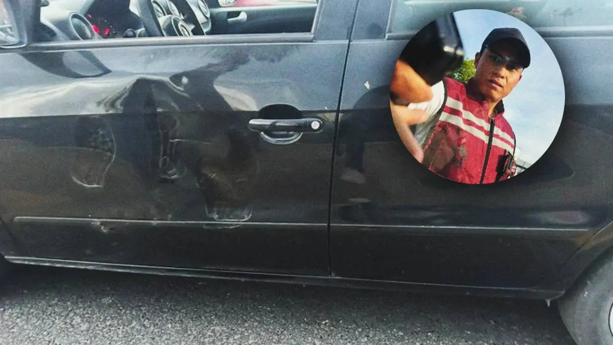 La “28 de Octubre” ataca a usuarios del estacionamiento en el estadio Hermanos Serdán.
