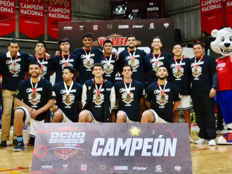 La Universidad Madero es campeón del Ocho Grandes varonil 2023.